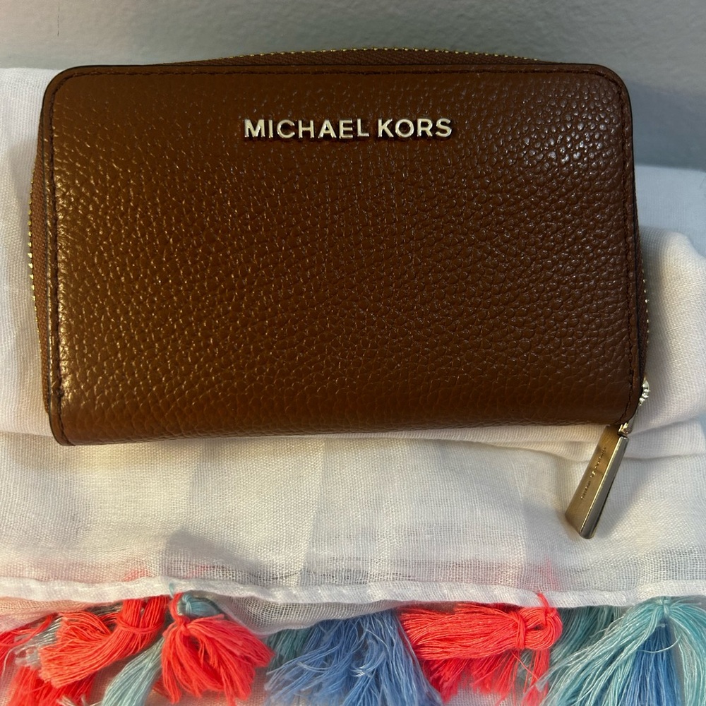 Michael Kors Brown Leather Wallet